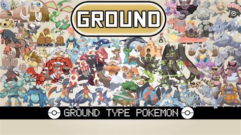 all ground type pokemon.